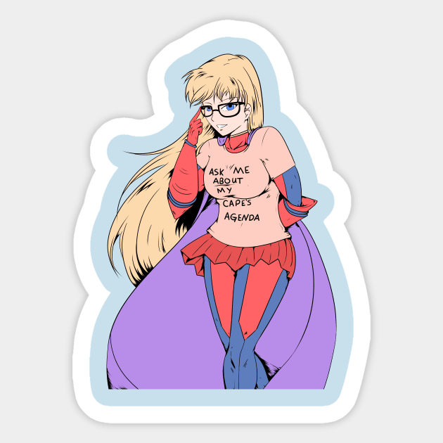 Cape's Agenda Sticker by StacyLGage